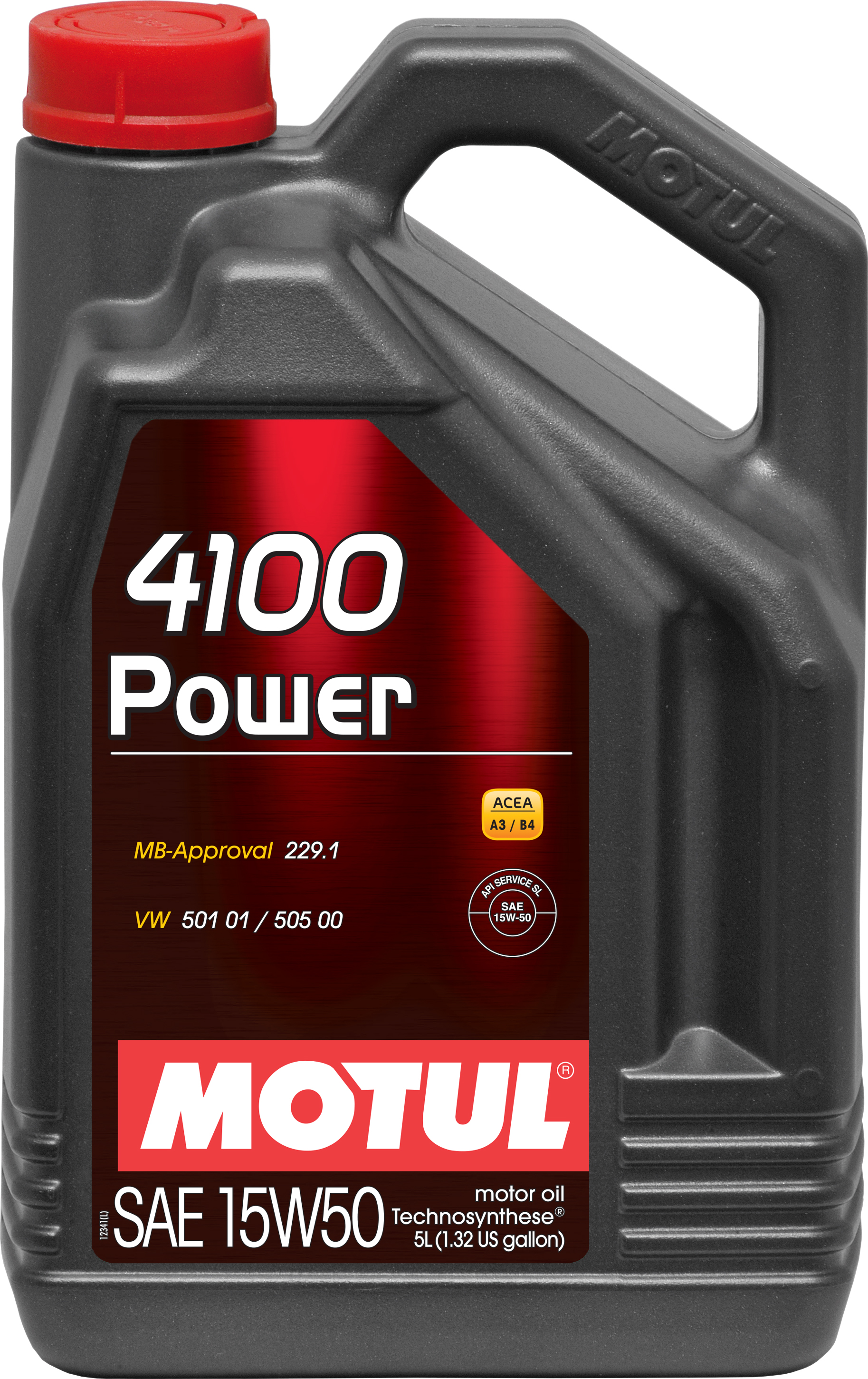 MOTUL 4100 POWER 15W50 - 5L - Technosynthese Oil